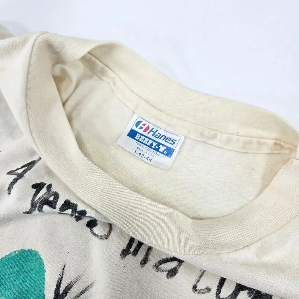 Vintage 90s Hanes Beefy-T University of Illinois Urbana-Champaign Pocket Tee Sz